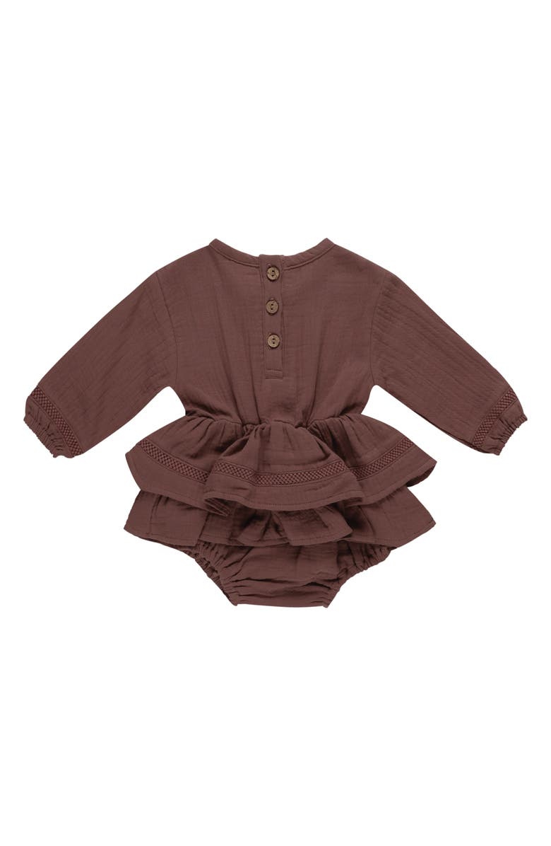 QUINCY MAE Rosie Organic Cotton Romper, Alternate, color, 