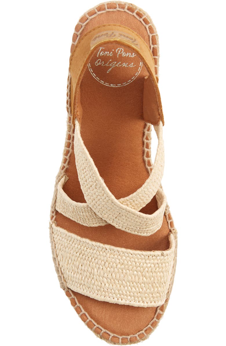 Toni Pons Susa Espadrille Wedge Sandal, Alternate, color, Natural
