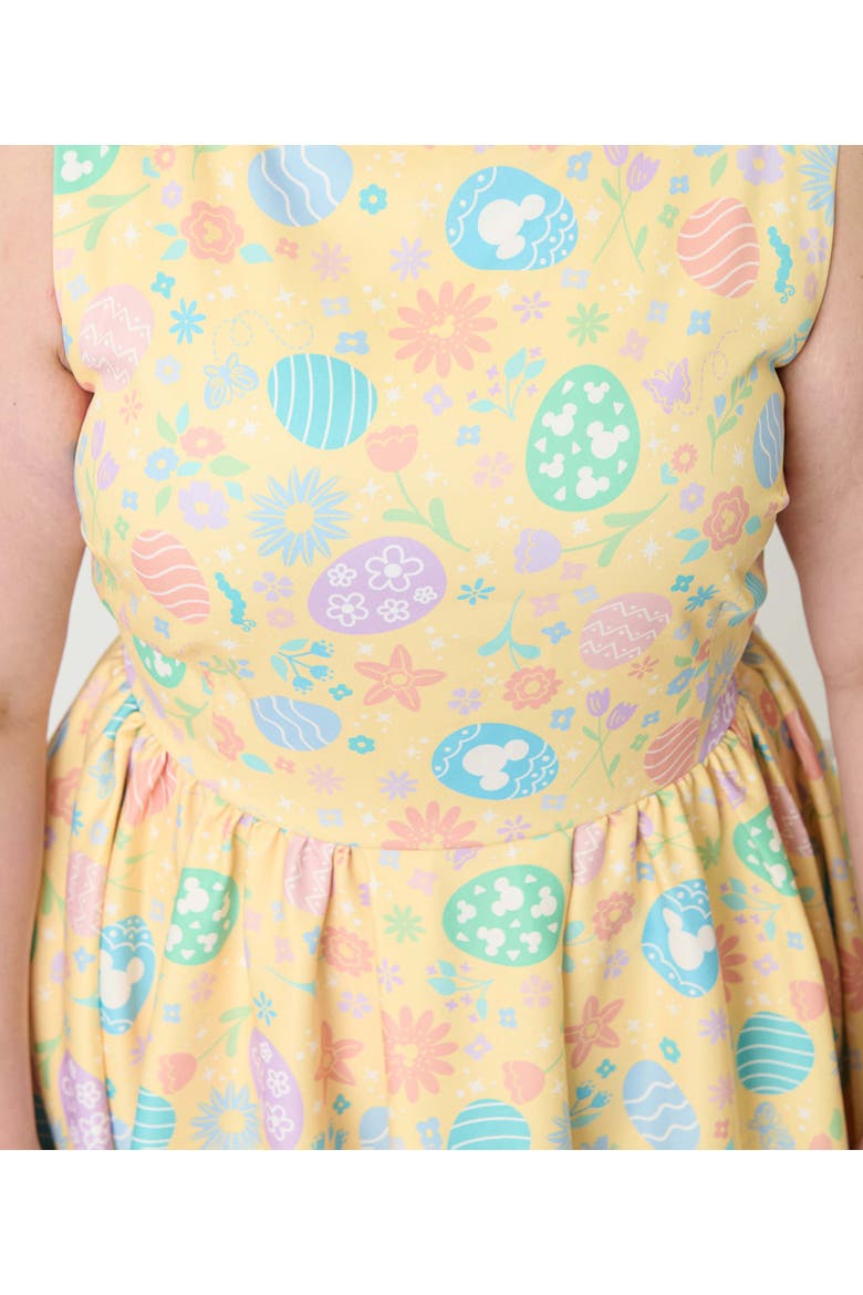 Plus Size Livvie Swing Dress, Alternate, color, Yellow Egg Print