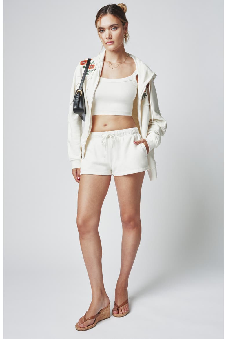 Embroidered Full Zip Hoodie, Alternate, color, JET STREAM