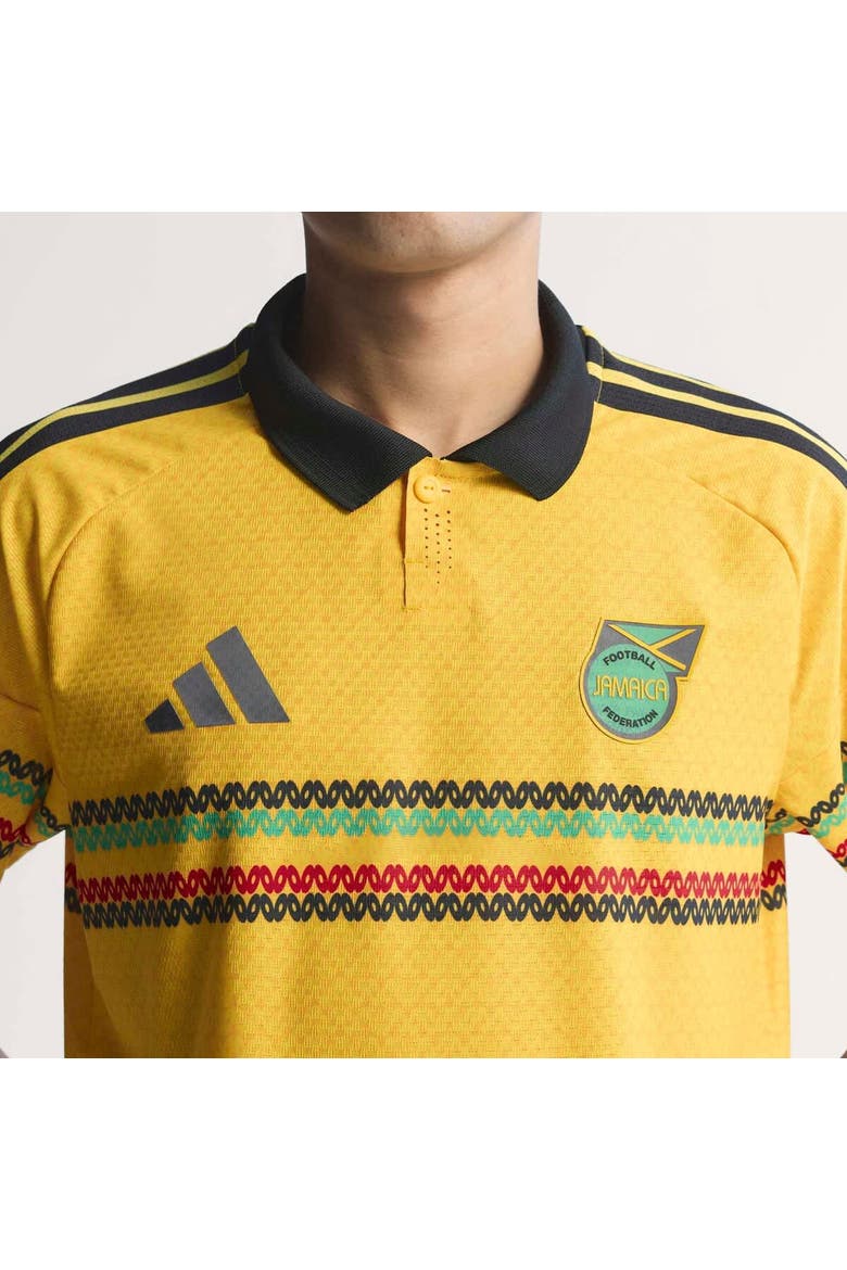 Men's adidas Yellow Jamaica National Team 2026 Home On-Field Authentic Jersey, Alternate, color, Yellow