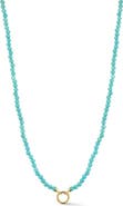 Ember Fine Jewelry 14K Gold Beaded Clasp Necklace