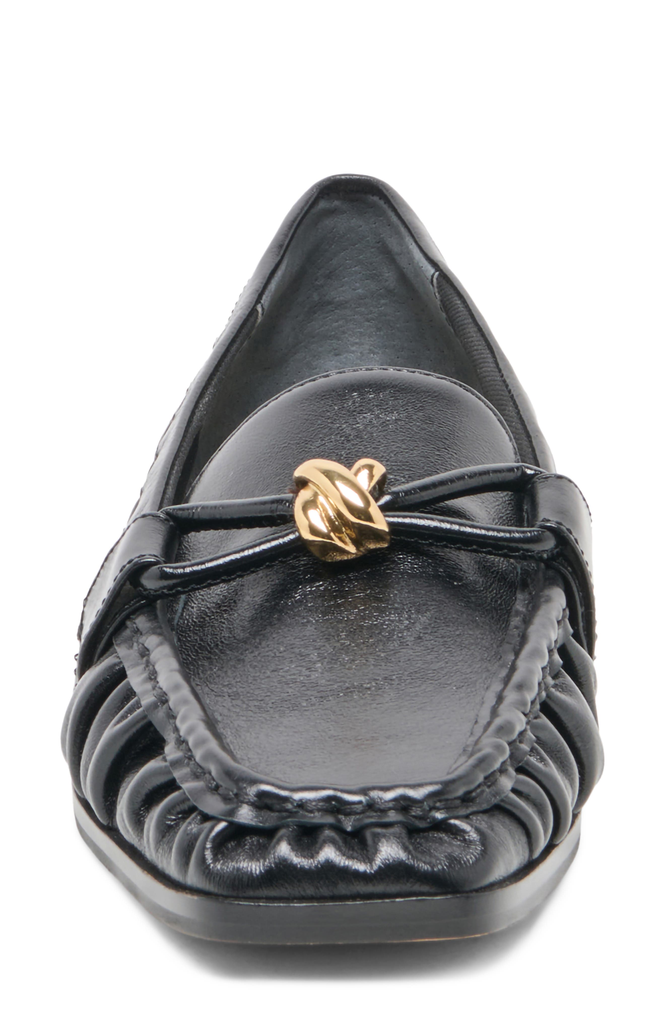Bonie Leather Loafer, Alternate, color, BLACK LEATHER