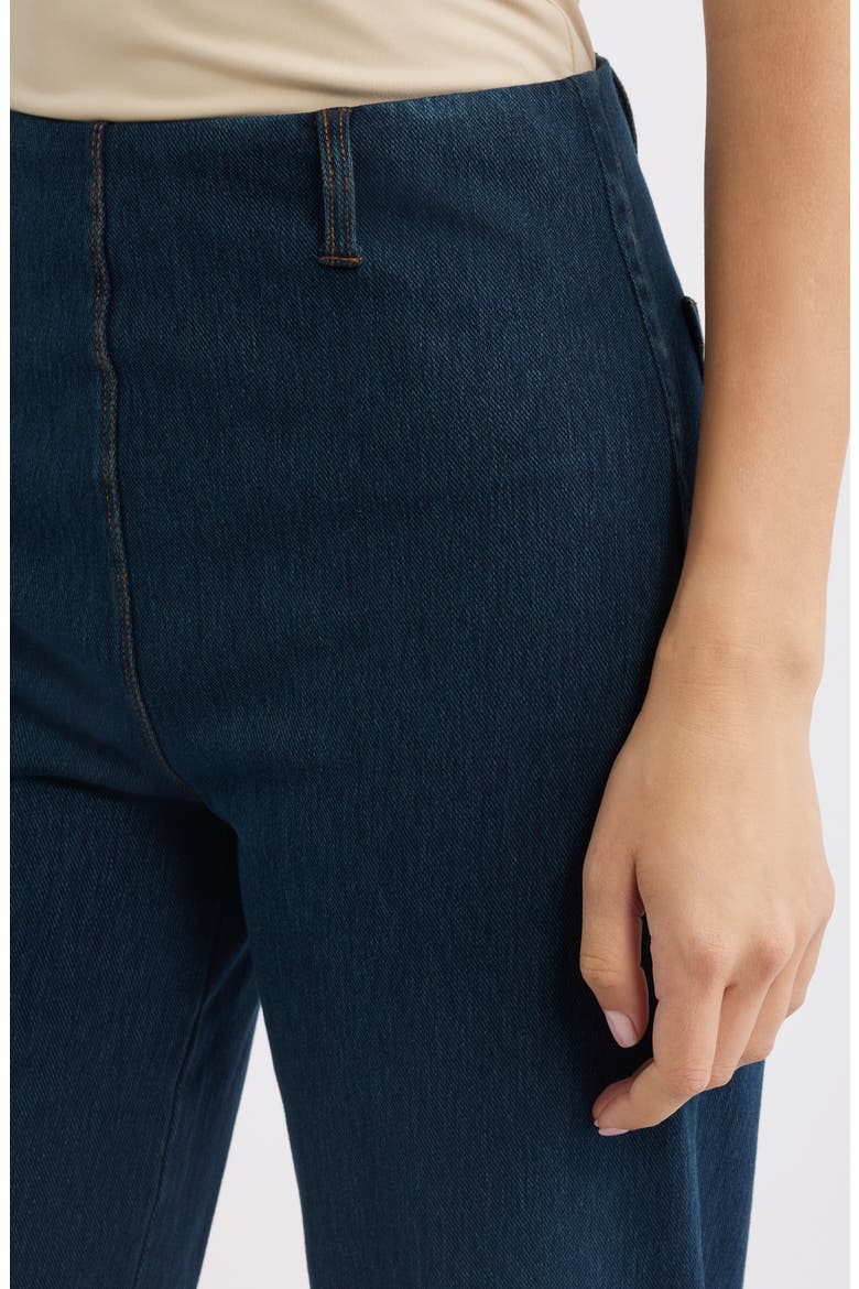 Margo High Waist Crop Jeans, Alternate, color, INDIGO