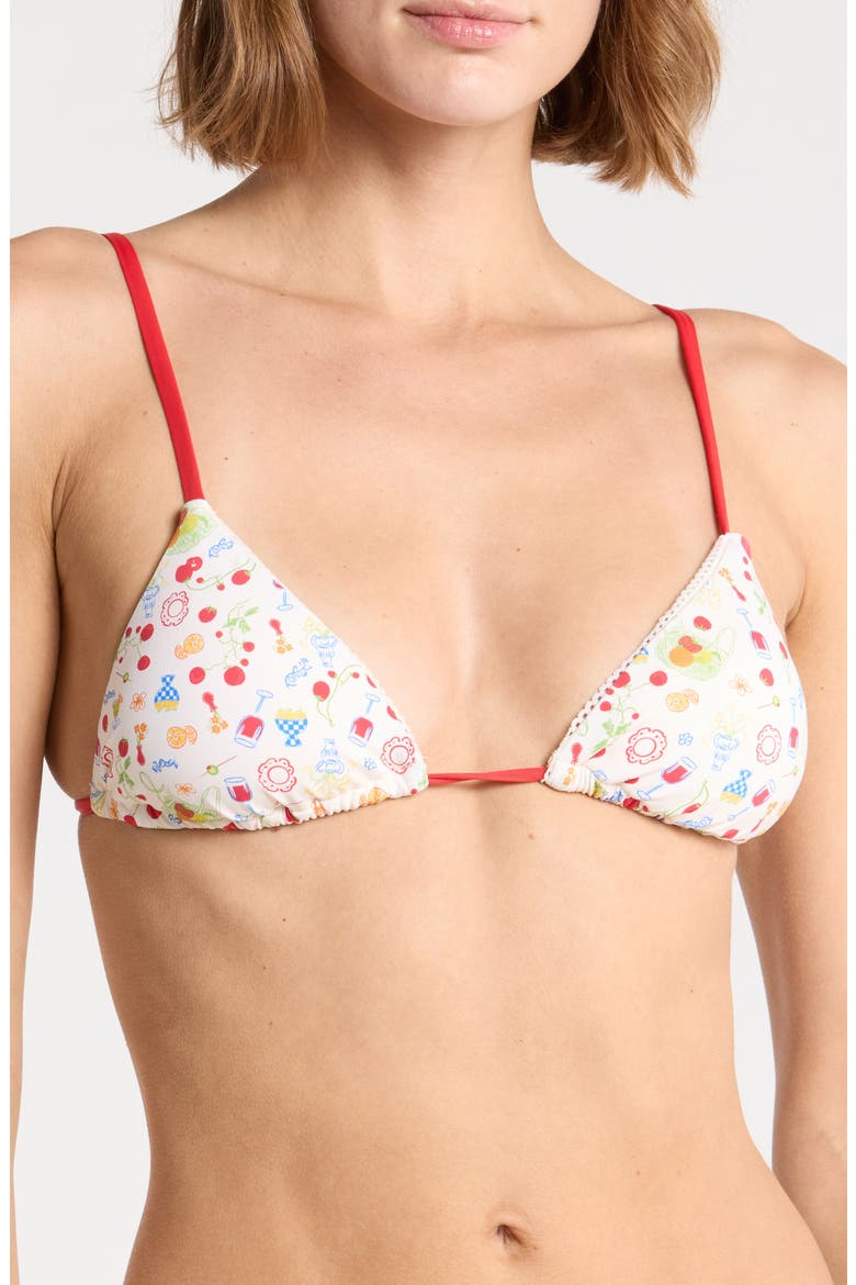 Emilia Bikini Top, Main, color, MERCATO/ MARS RED