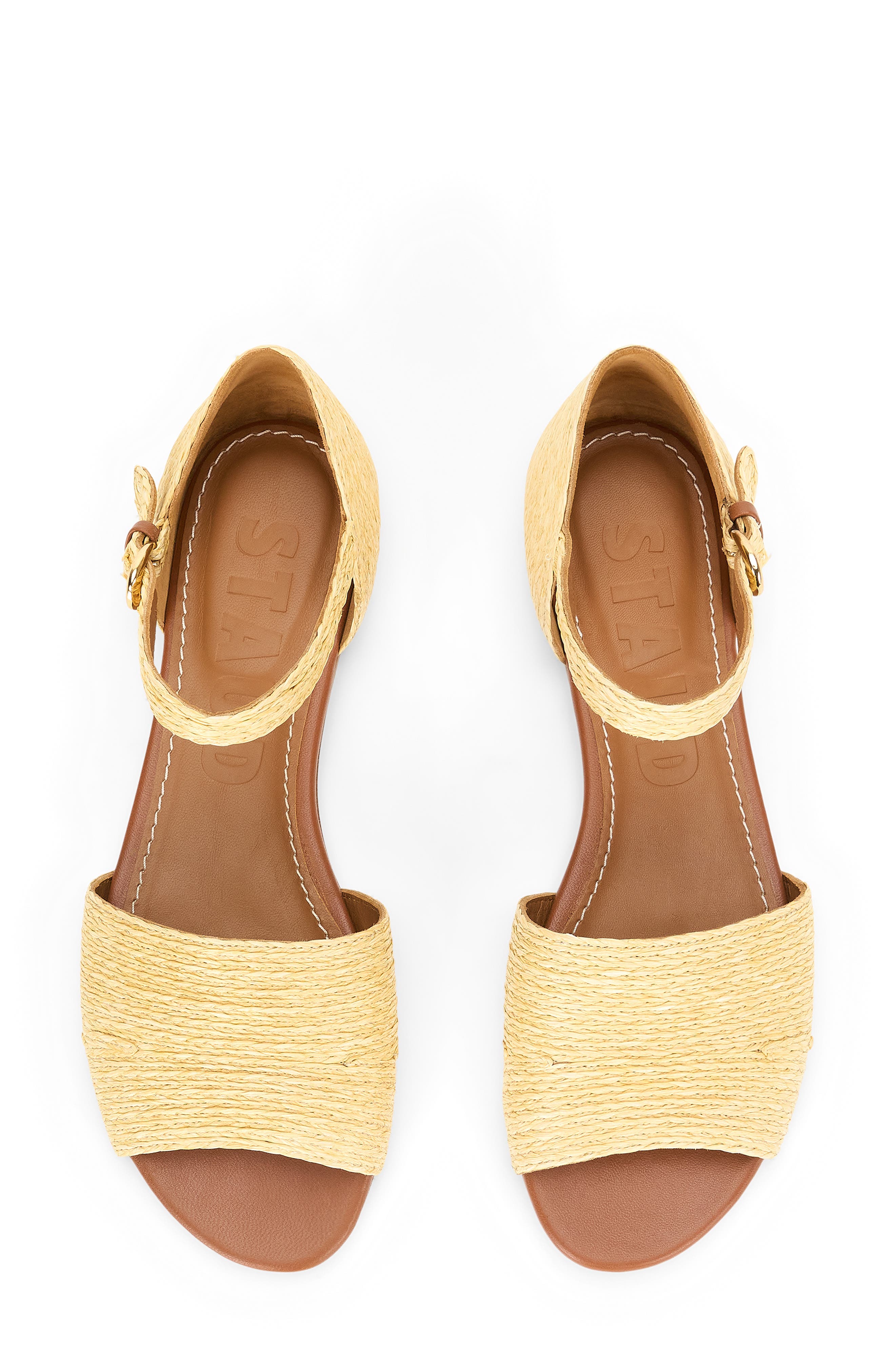 STAUD Catherine Sandal, Alternate, color, Natural