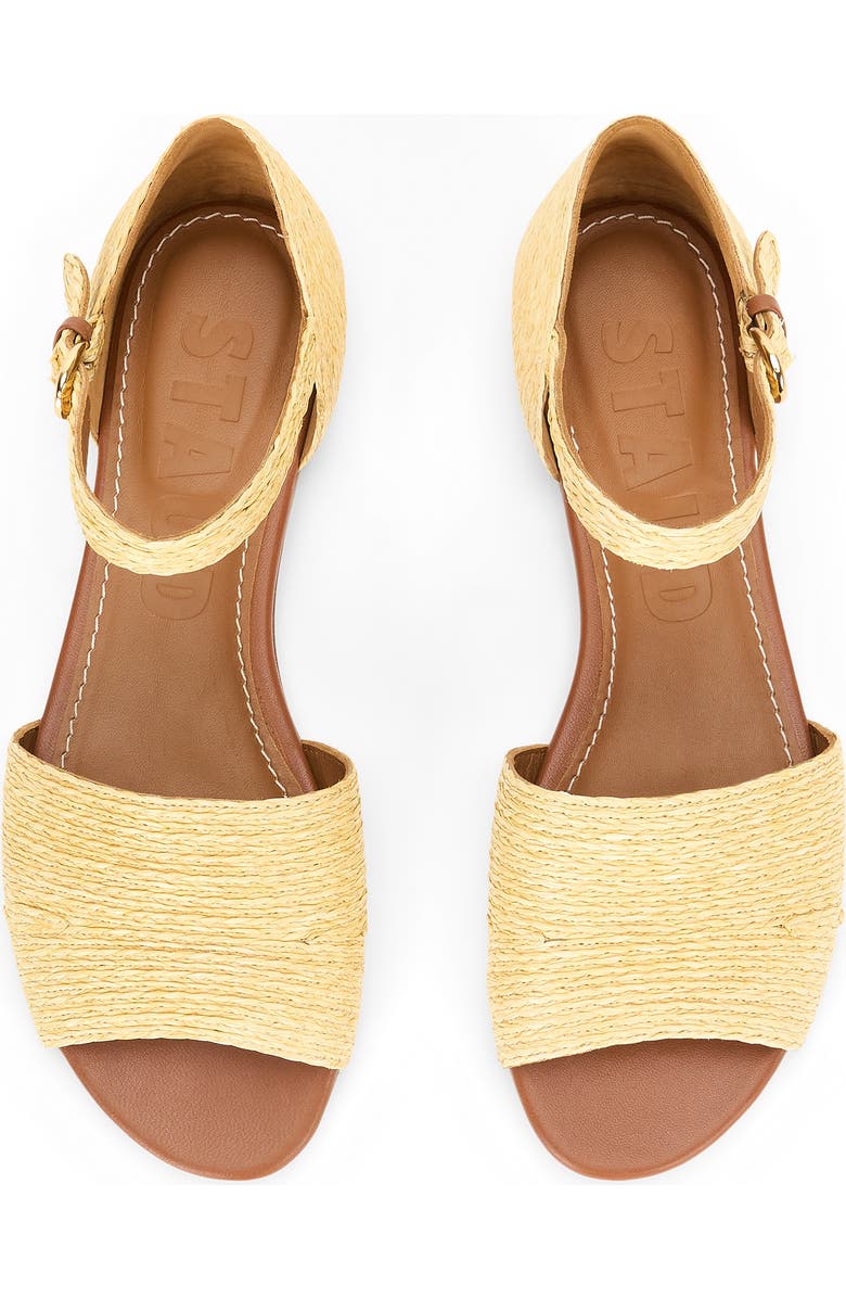 STAUD Catherine Sandal, Alternate, color, Natural