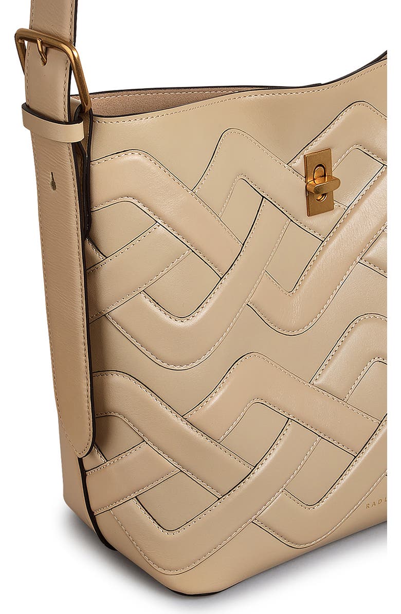 Radley Threadneedle Street Bucket Bag, Alternate, color, Stone