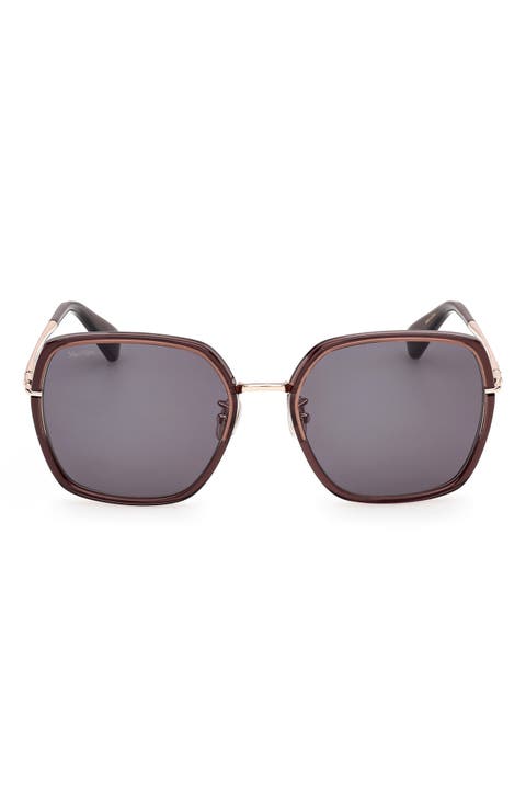 57mm Square Sunglasses