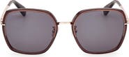 Max Mara 57mm Square Sunglasses