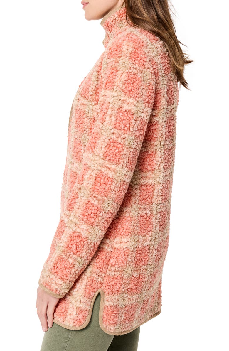 NIC+ZOE Sunset Fleece Jacket, Alternate, color, Pink Multi