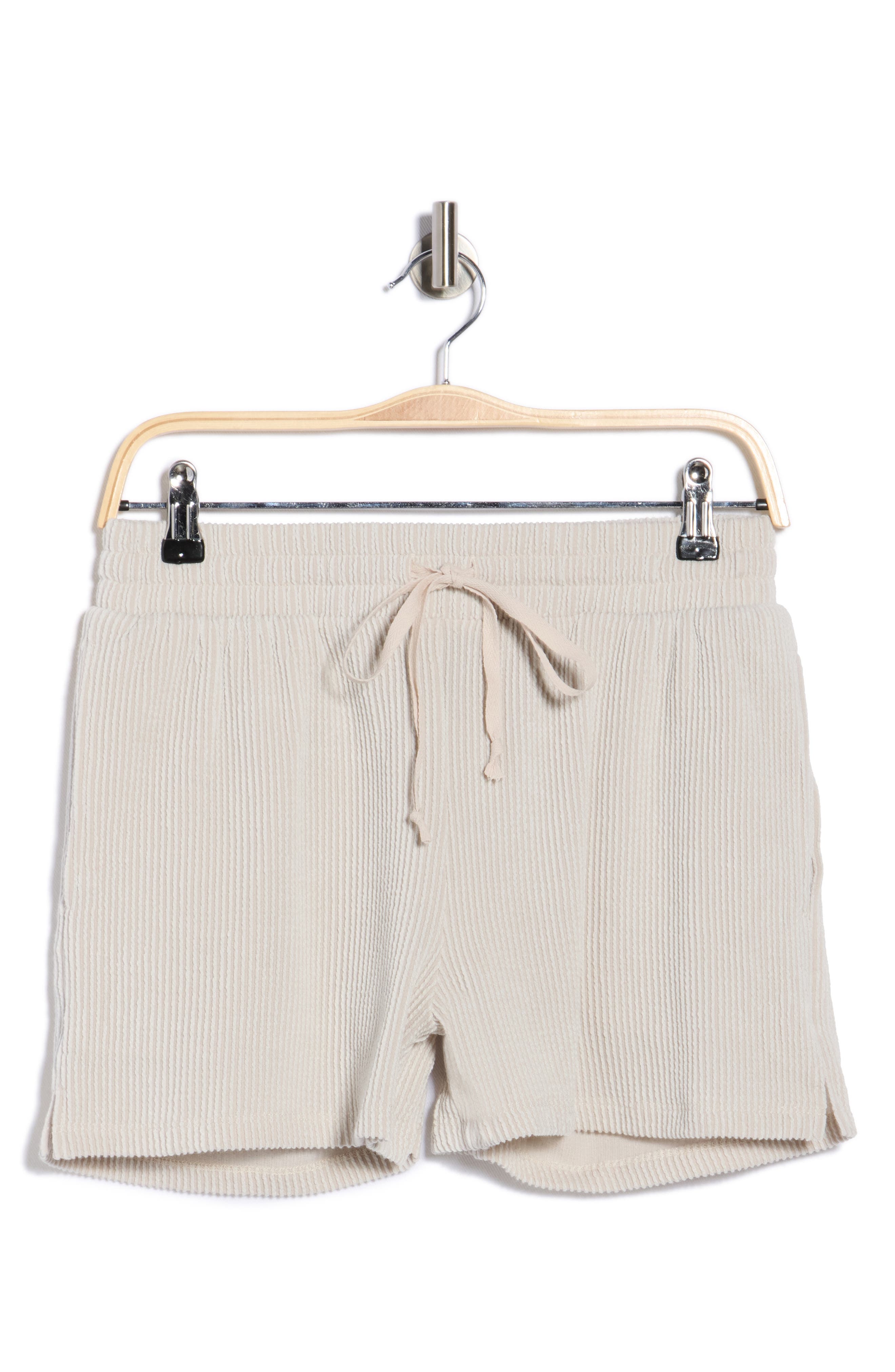 Bobeau Rib Drawstring Shorts