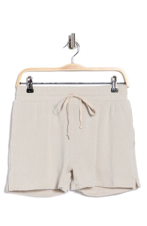 Rib Drawstring Shorts