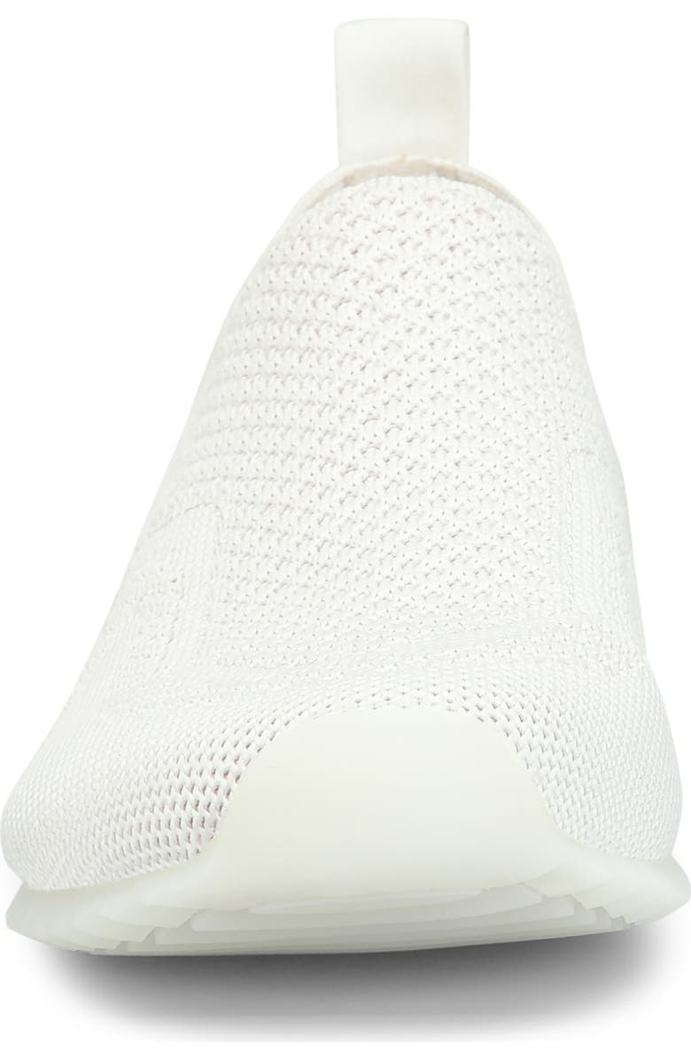 Børn Newbury Slip-On Sneaker, Alternate, color, White Knit Fabric