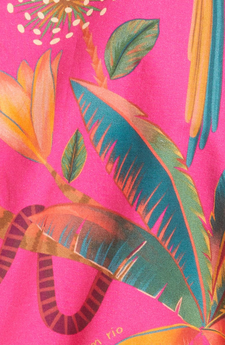 FARM Rio Macaw Party Belted Romper, Alternate, color, 