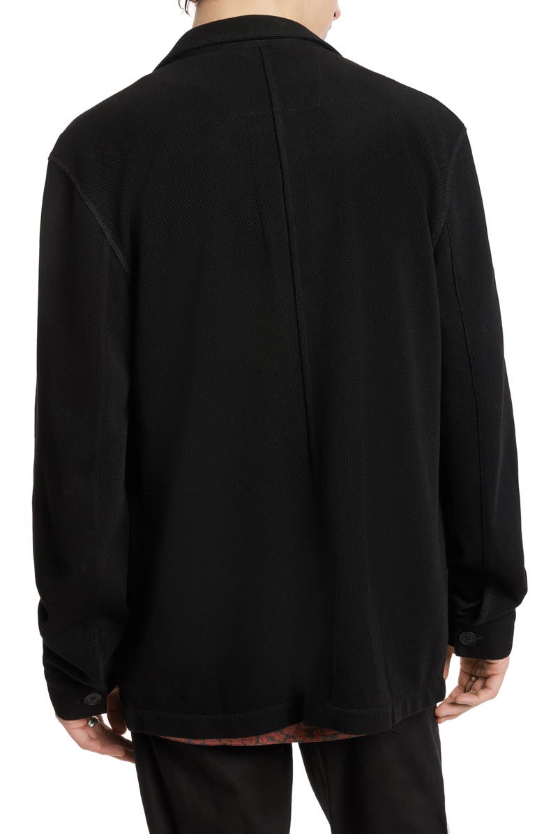 John Varvatos Kenmare Seed Stitch Cotton Chore Coat, Alternate, color, 