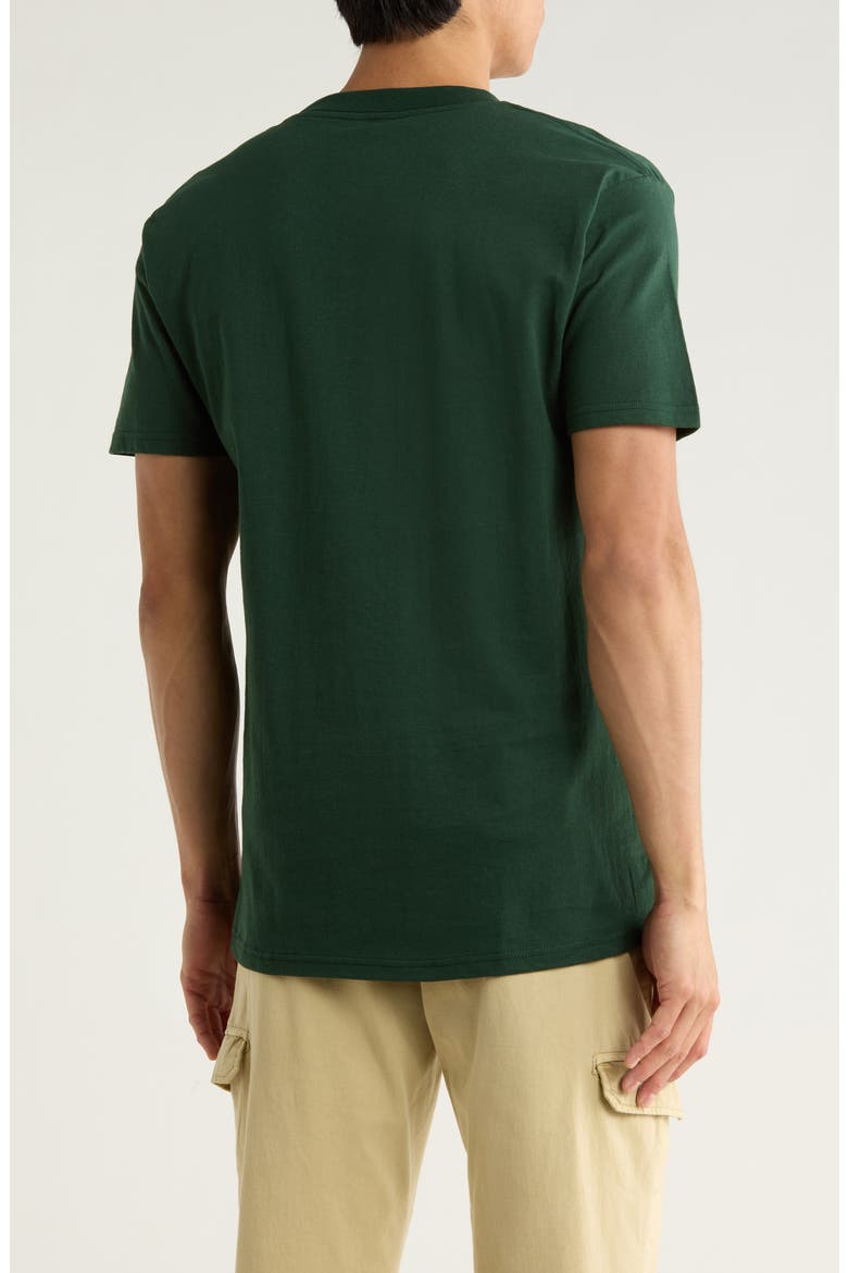 Oval Logo Graphic T-Shirt, Alternate, color, FOREST GREEN