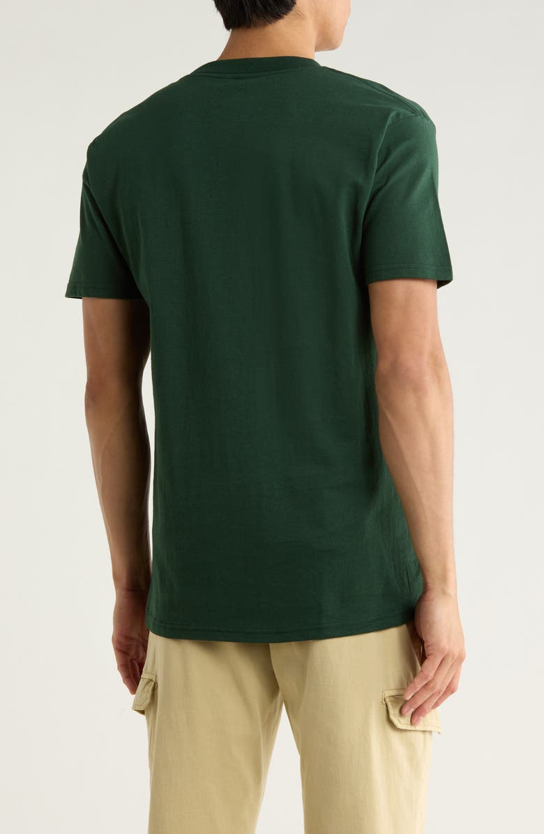 Obey Oval Logo Graphic T-Shirt, Alternate, color, Forest Green