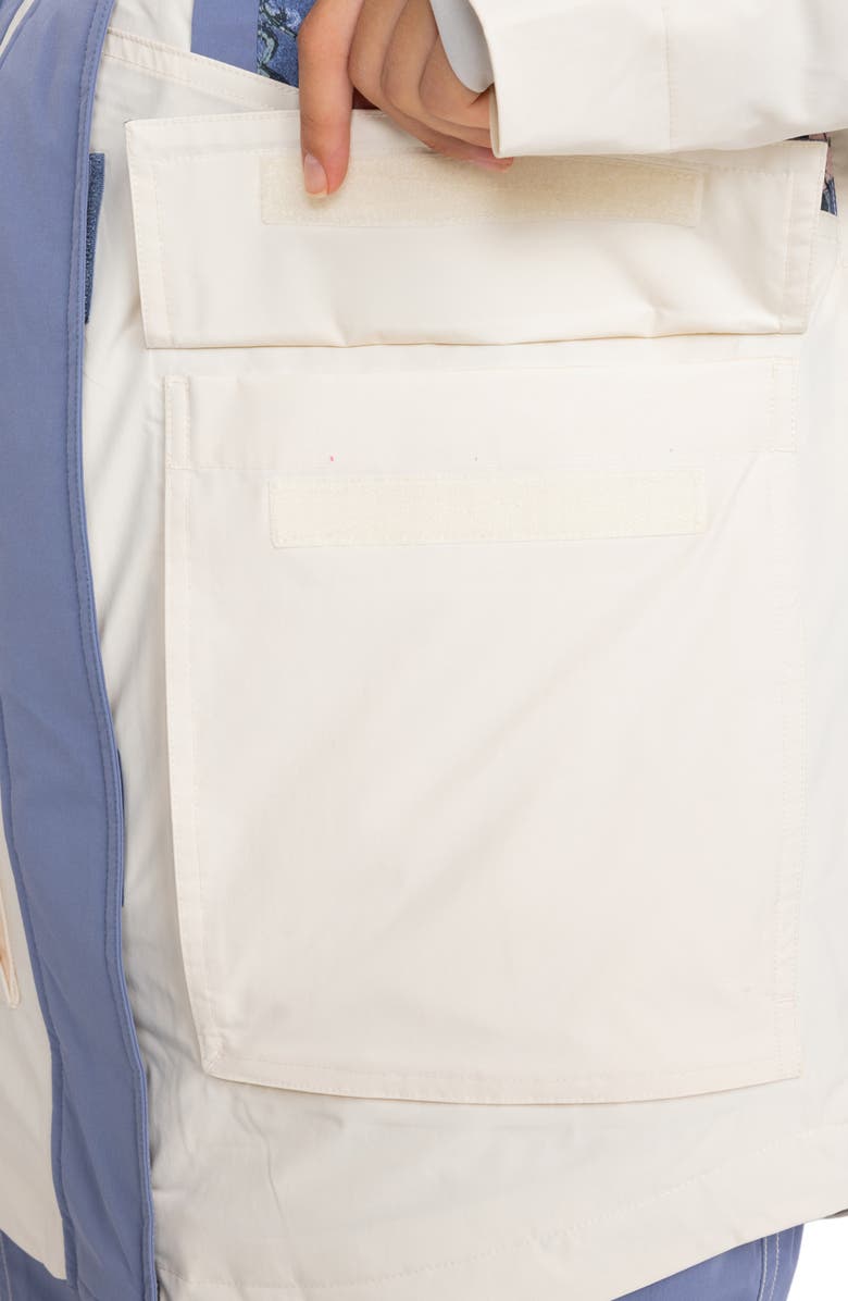 Roxy Chloe Kim Water Resistant Hooded Insulated Jacket, Alternate, color, 