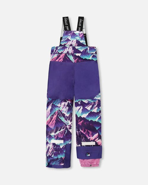 Deux Par Deux Two-piece Teknik Snowsuit Mountain In Blue