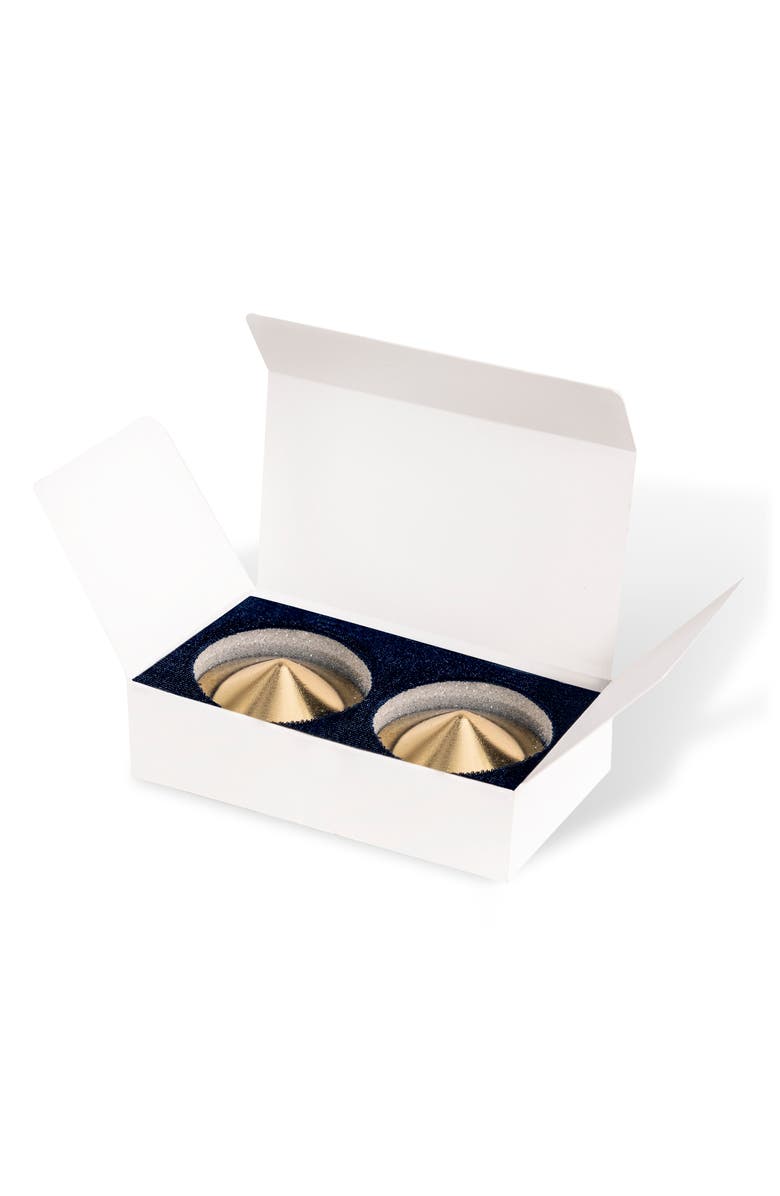 Mapale Goldtone Plate Nipple Covers, Alternate, color, 