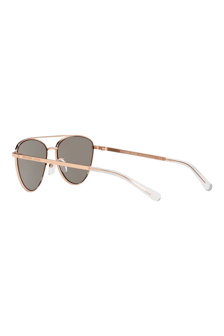 58mm Mirrored Aviator Sunglasses, Alternate, color, CREW BLUE / CREW BLUE MIRROR