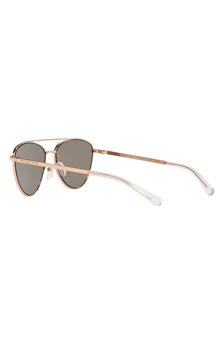 Michael Kors 58mm Mirrored Aviator Sunglasses, Alternate, color,