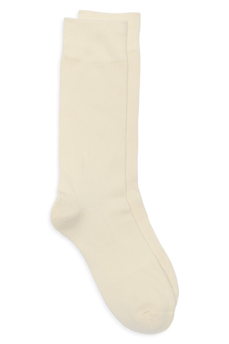 Cushion Foot Socks, Main, color, IVORY DOVE