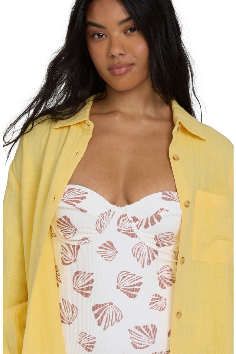 Wanderer Solid Cotton Shirt, Alternate, color, SUNDRESS