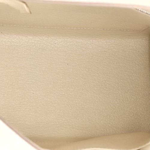 Pre-owned Hermes  Hermes Kelly Handbag Light Epsom With Palladium Hardware 25 In White