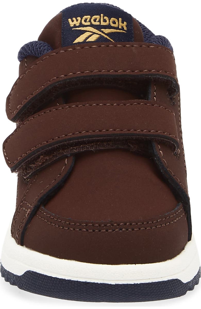 Reebok Kids' Weebok Clasp Sneaker, Alternate, color, Brown Navy Gold