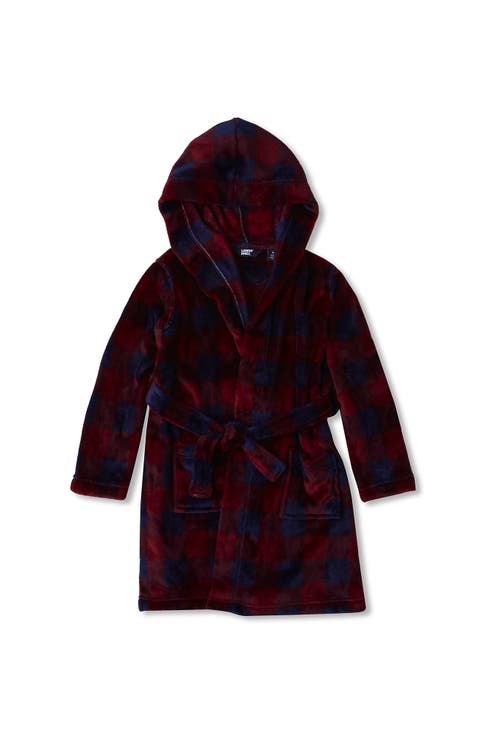 Kids Hooded Fleece Robe