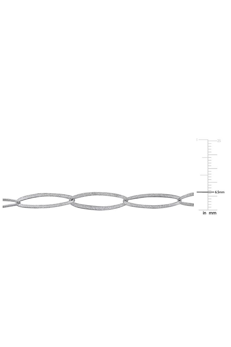 Oval Link Bracelet, Alternate, color, SILVER