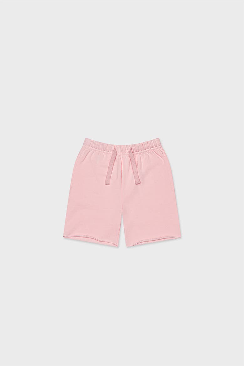 Cotton Sweat Short With Raw Hem, Main, color, Heavenly Pink