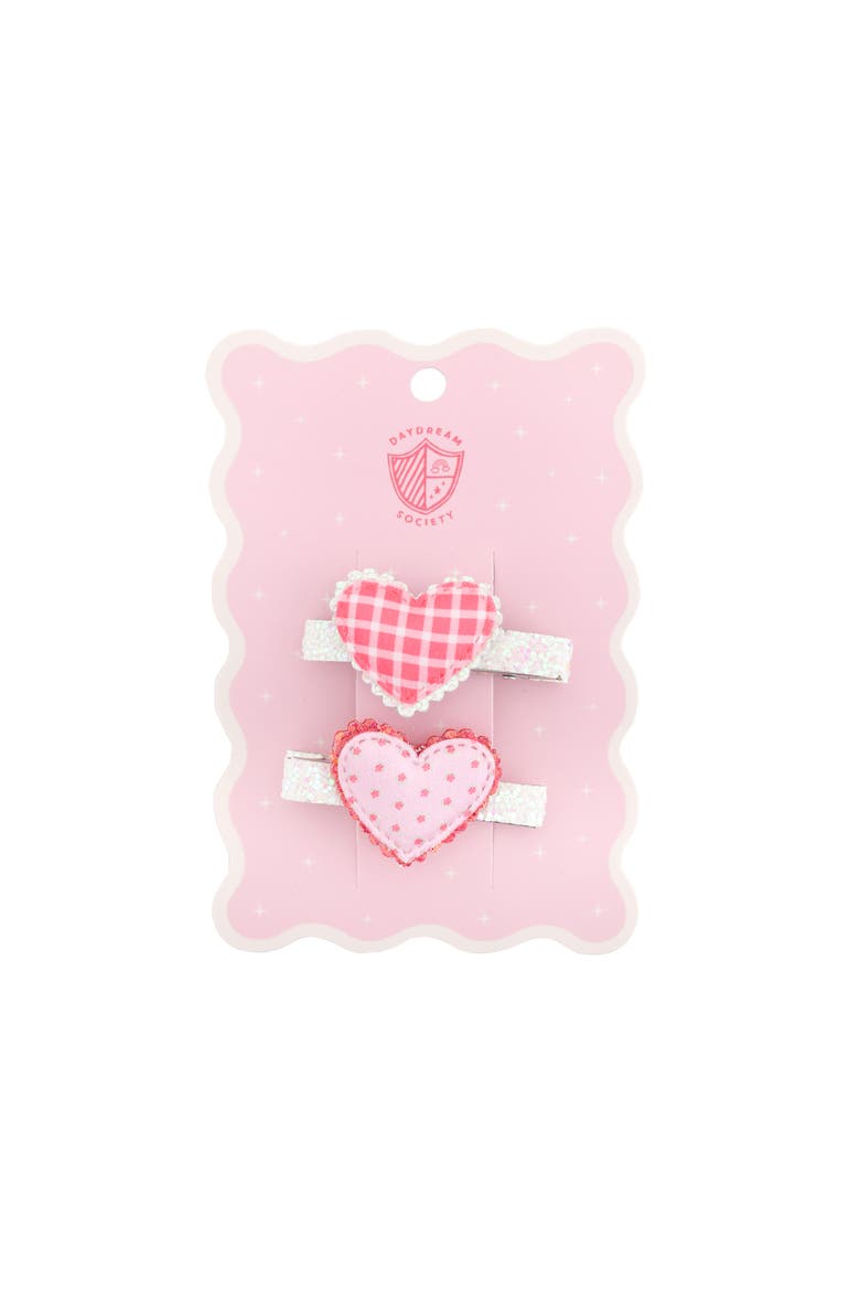 Love Birds Heart Hair Clip Set, Main, color, Assorted Pre-Pack