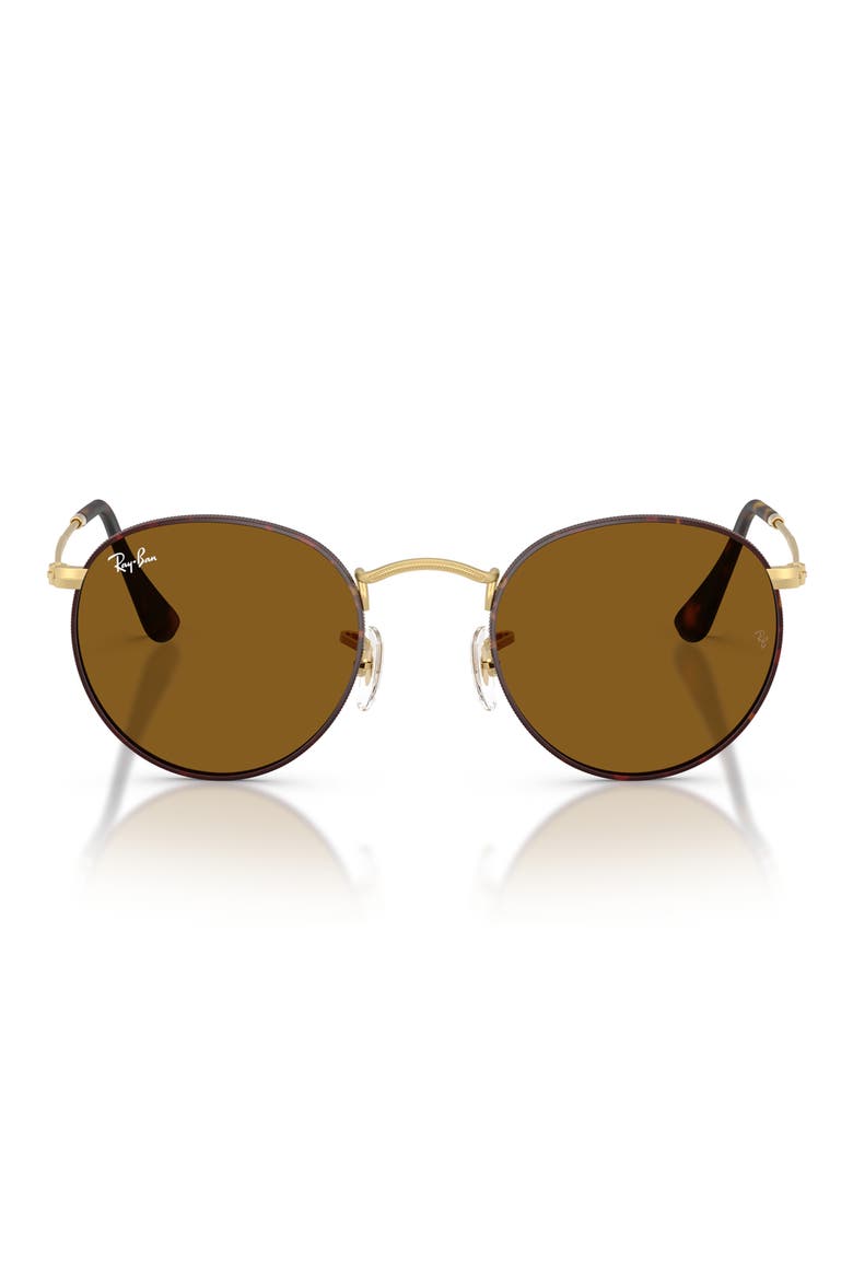 Icons 53mm Retro Sunglasses, Main, color, MATTE HAVANA / BROWN