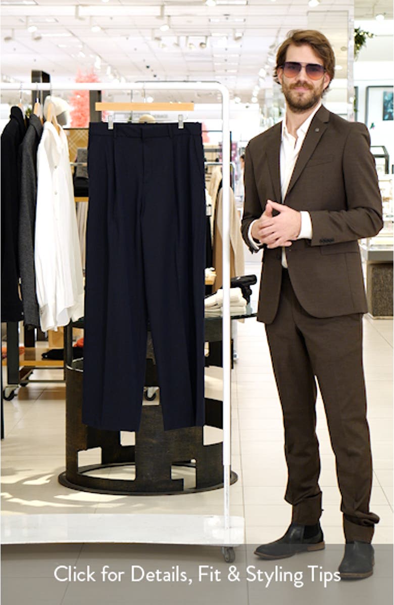 Pleated Wide Leg Pants, sales video thumbnail