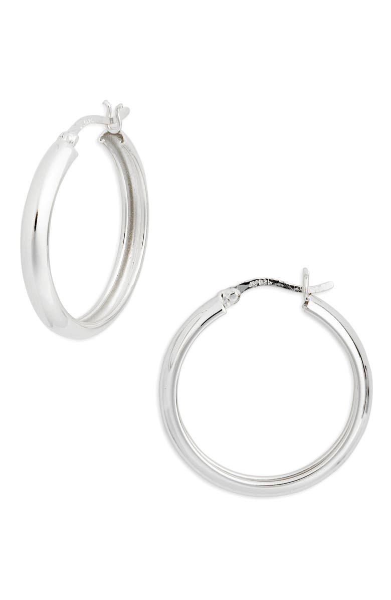 ARGENTO VIVO 30mm Hoop Earrings, Main, color,