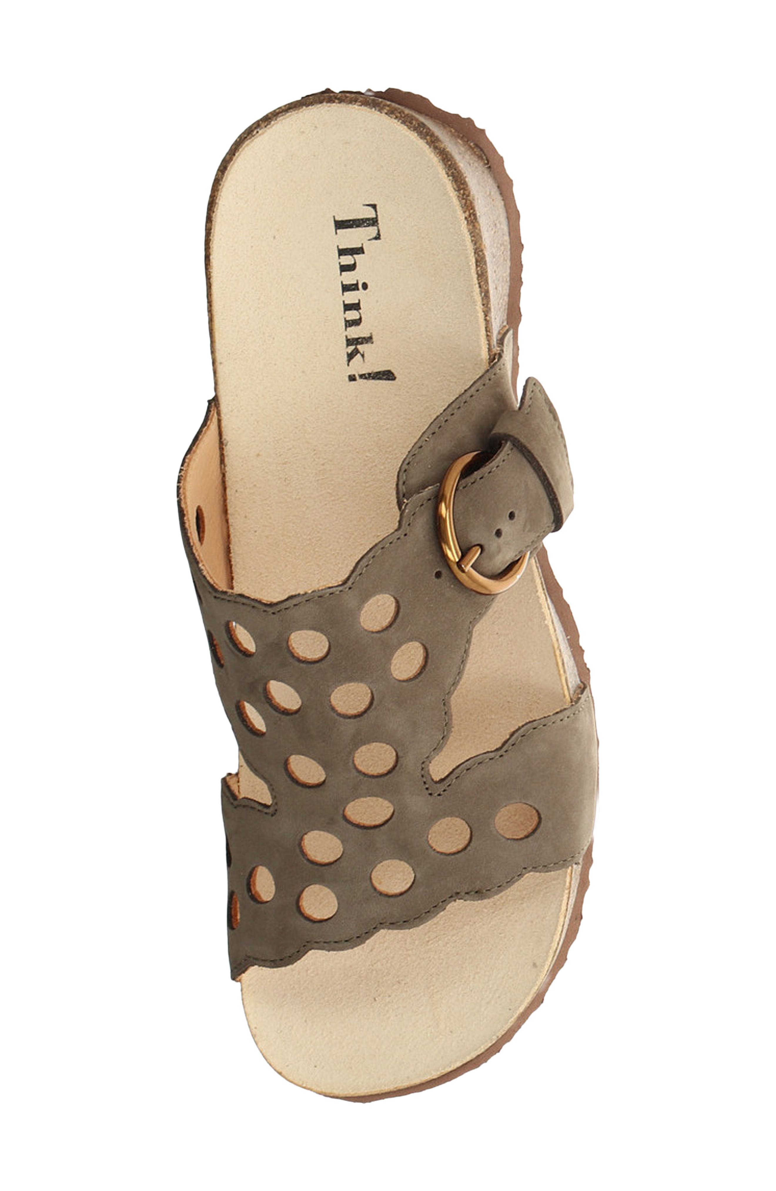 Think! 'Mizzi' T-Strap Sandal, Alternate, color, Olive