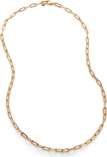 monica☆ Monica Vinader Deco Paper Clip Chain Necklace | Nordstrom