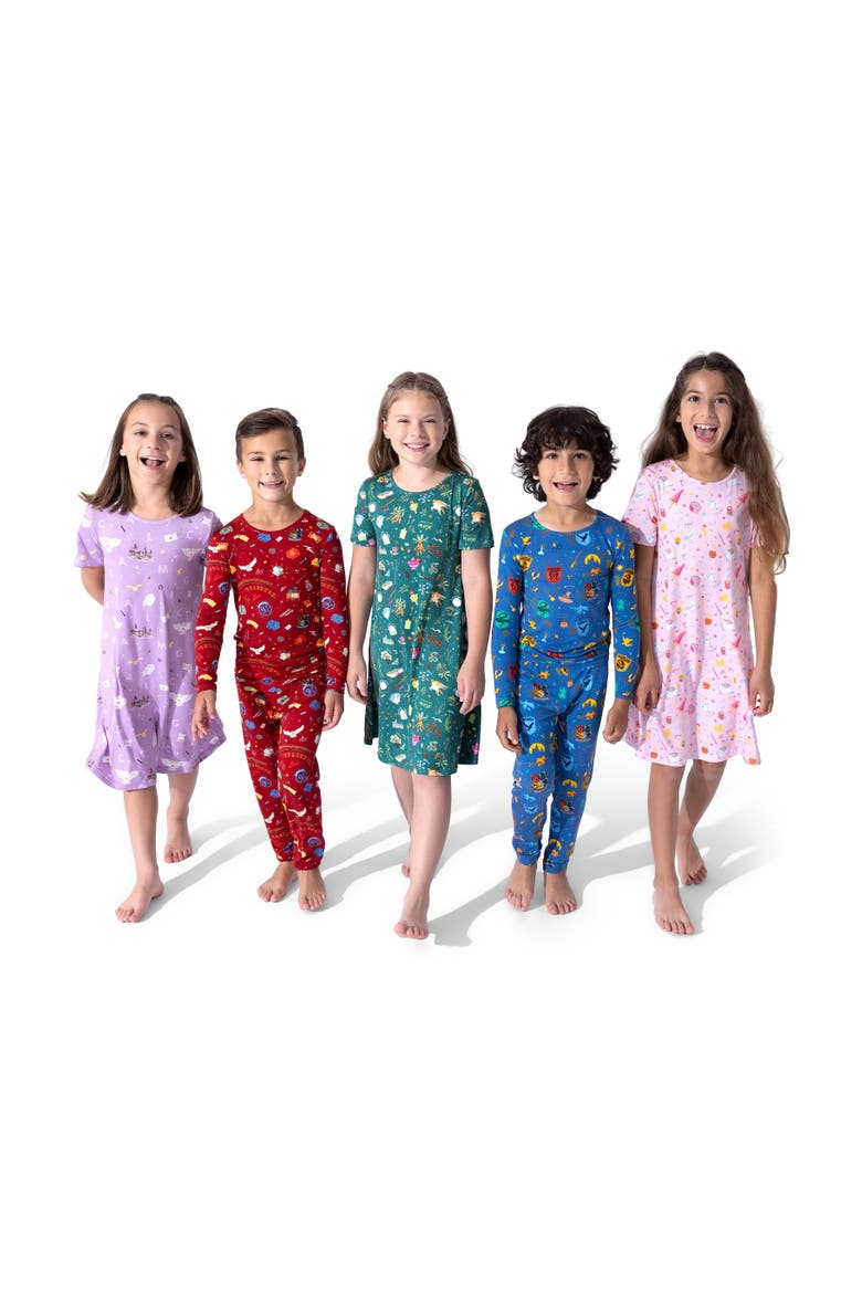 Kids' Hedwig's Magical Mail Short Sleeve Dress, Alternate, color, Hedwig's Magical Mail