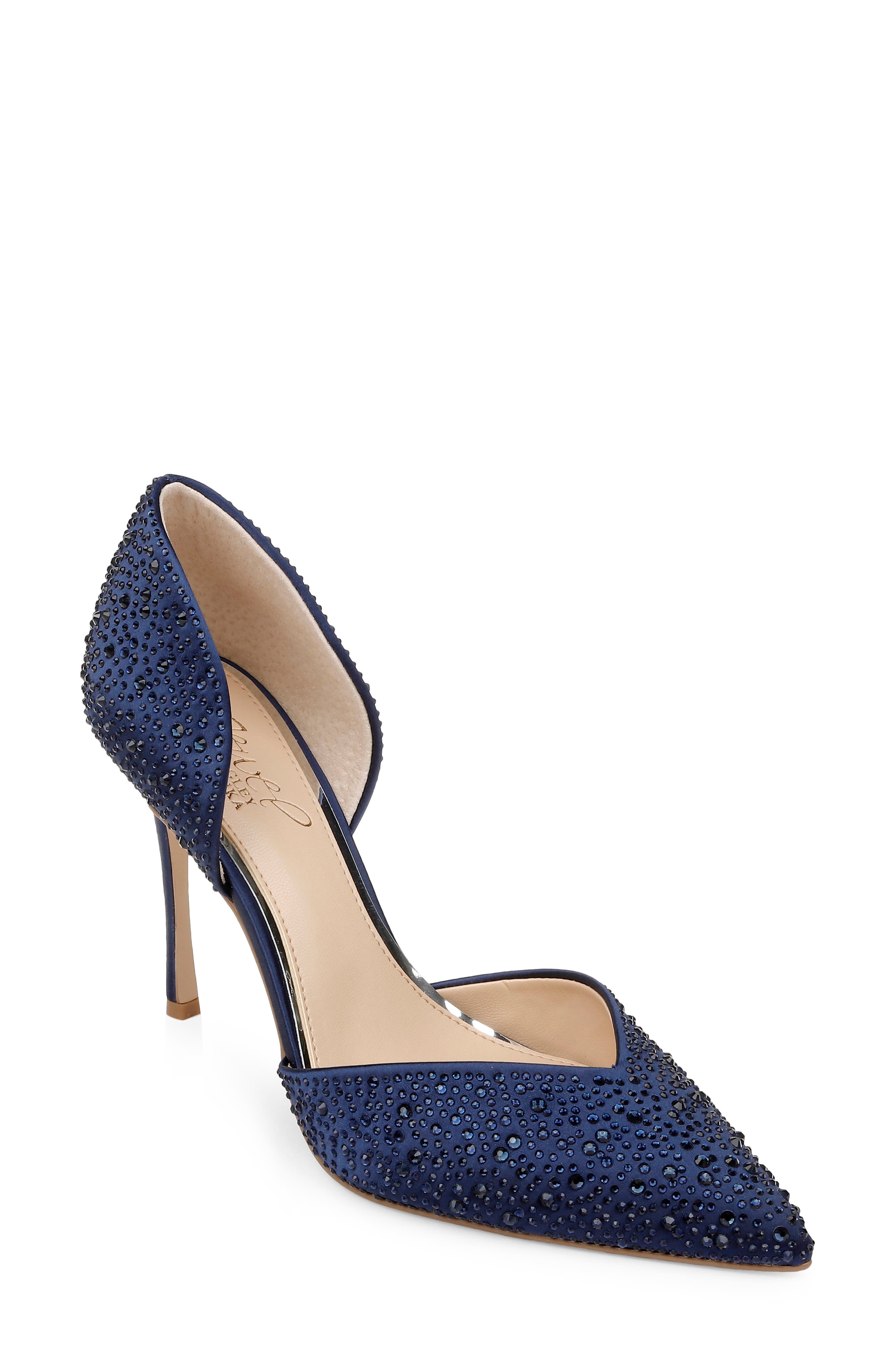 Jewel Badgley Mischka Grace d'Orsay Pointed Toe Pump