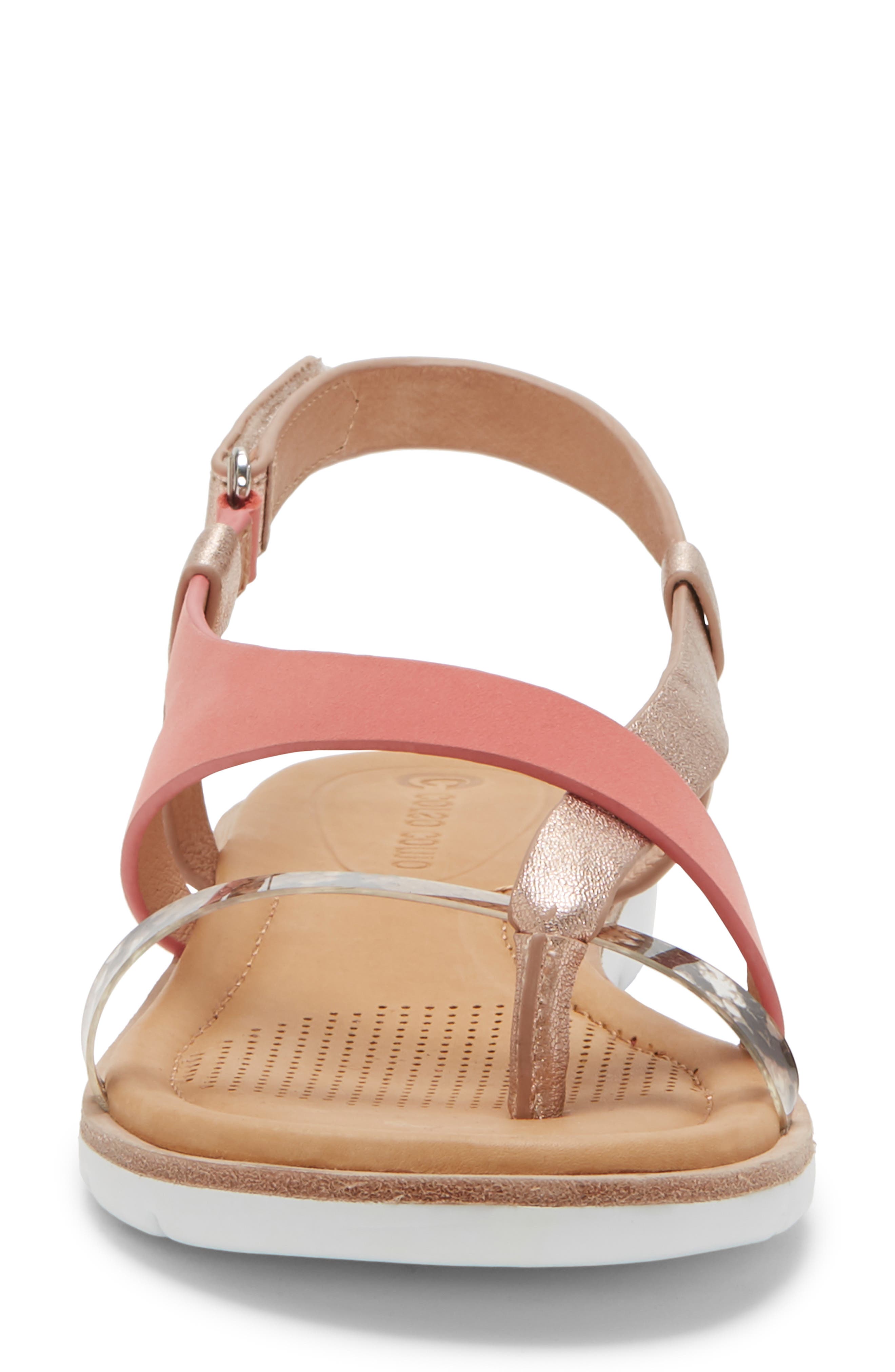 Blessia Sandal, Alternate, color, PORCELAIN ROSE LEATHER
