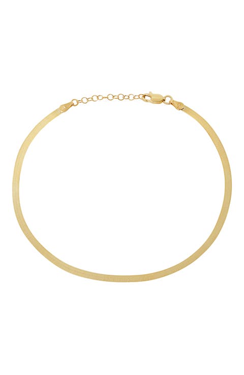 The Flat Chain Anklet