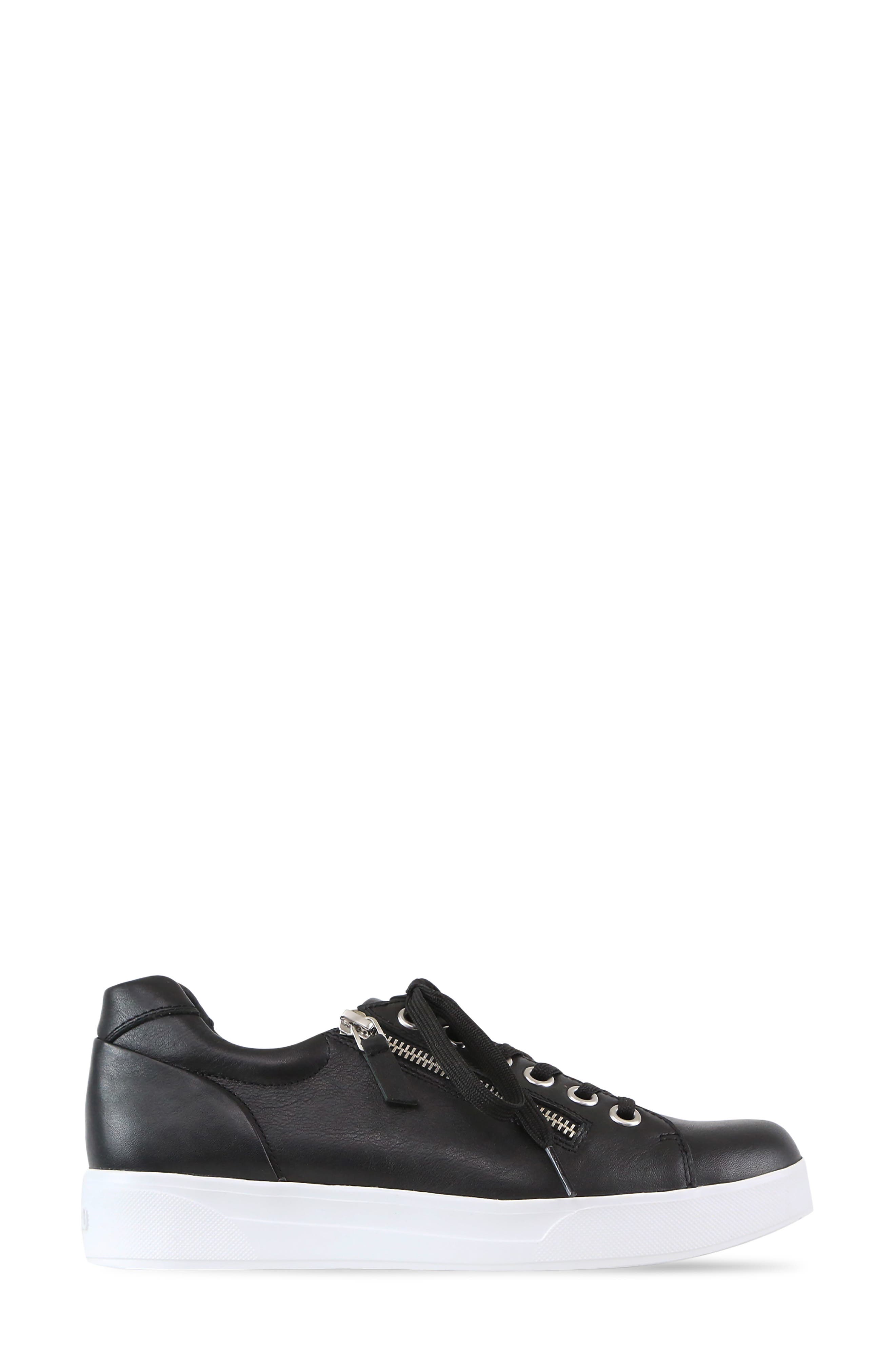 Munro Tilly Sneaker, Alternate, color, Black Tumbled