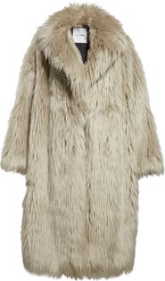 St. John Collection Faux Fur Coat