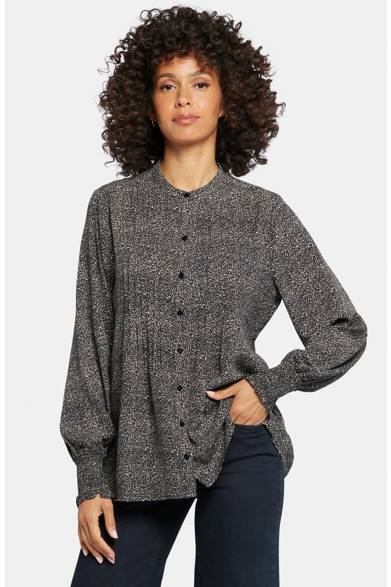 Pleated Peasant Blouse, Alternate, color, MEADOWLARK