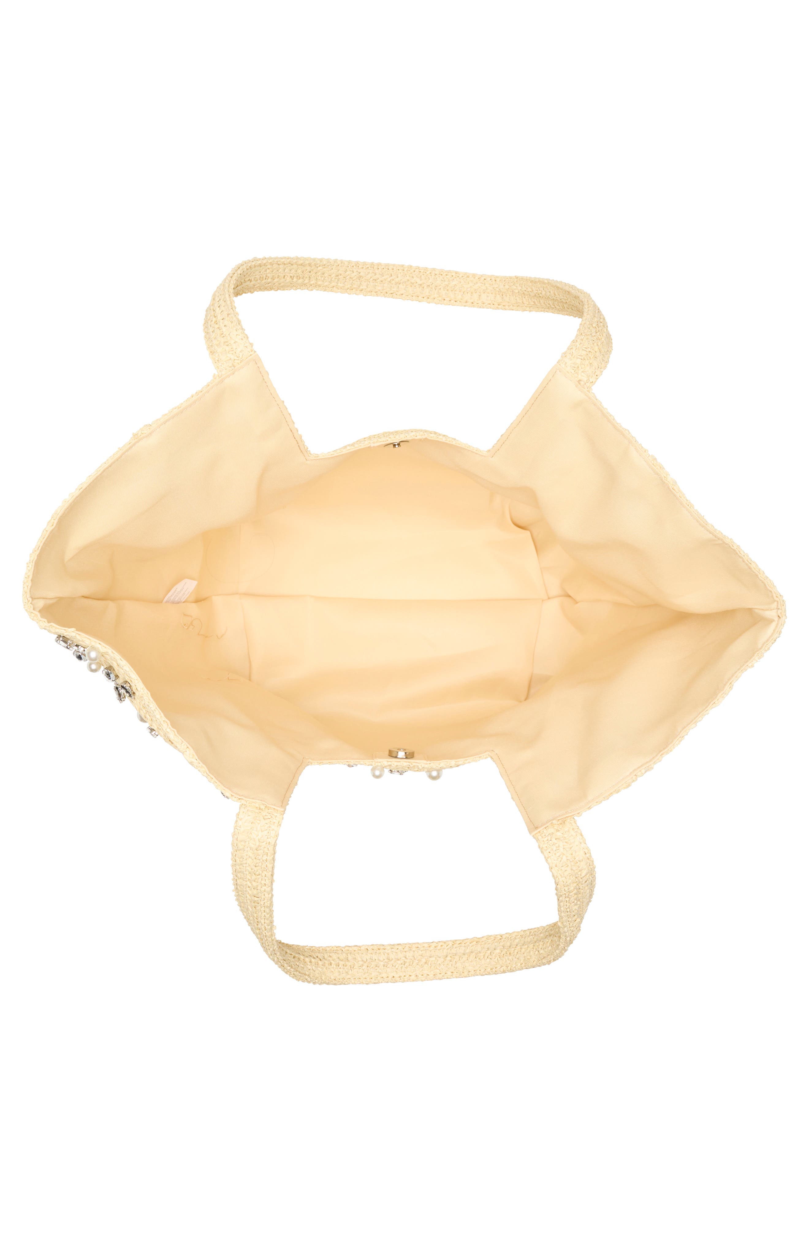 Steve Madden Gemi Embellished Woven Tote Bag, Alternate, color, 