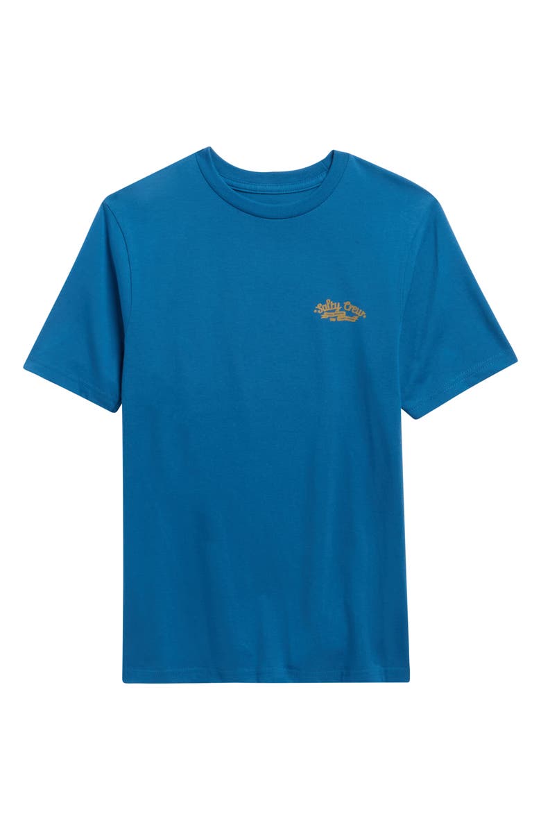 Salty Crew Kids' Hauler Cotton Graphic T-Shirt, Main, color, Cast Blue