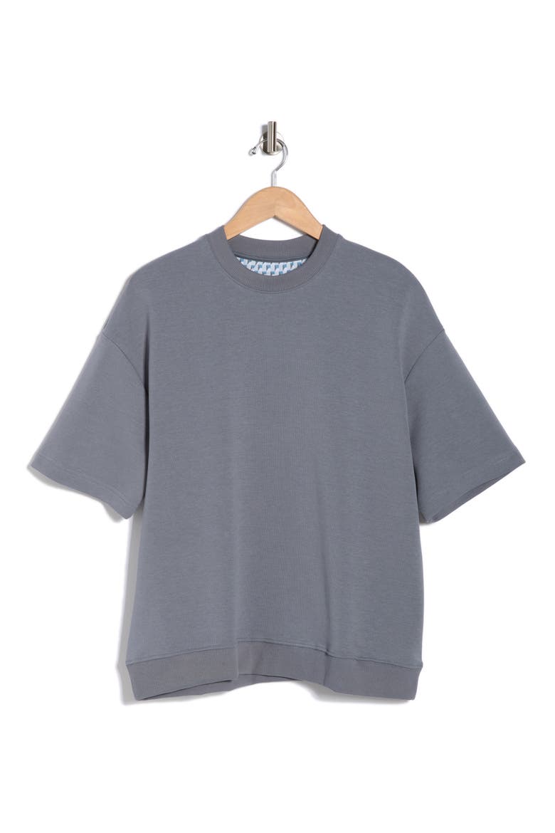 Crewneck T-Shirt, Alternate, color, MID BLUE
